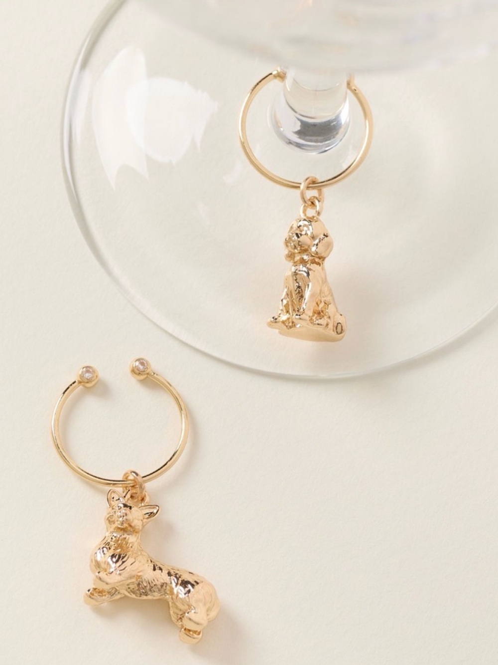 Anthropologie Hair of the Dog Cocktail Charms – Set of 2